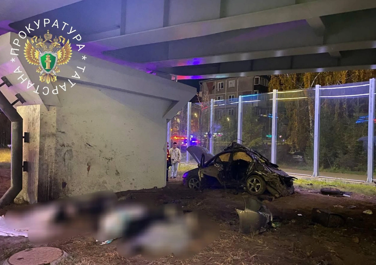 В результате ДТП погибли три человека. Фото © Telegram / Прокуратура Татарстана