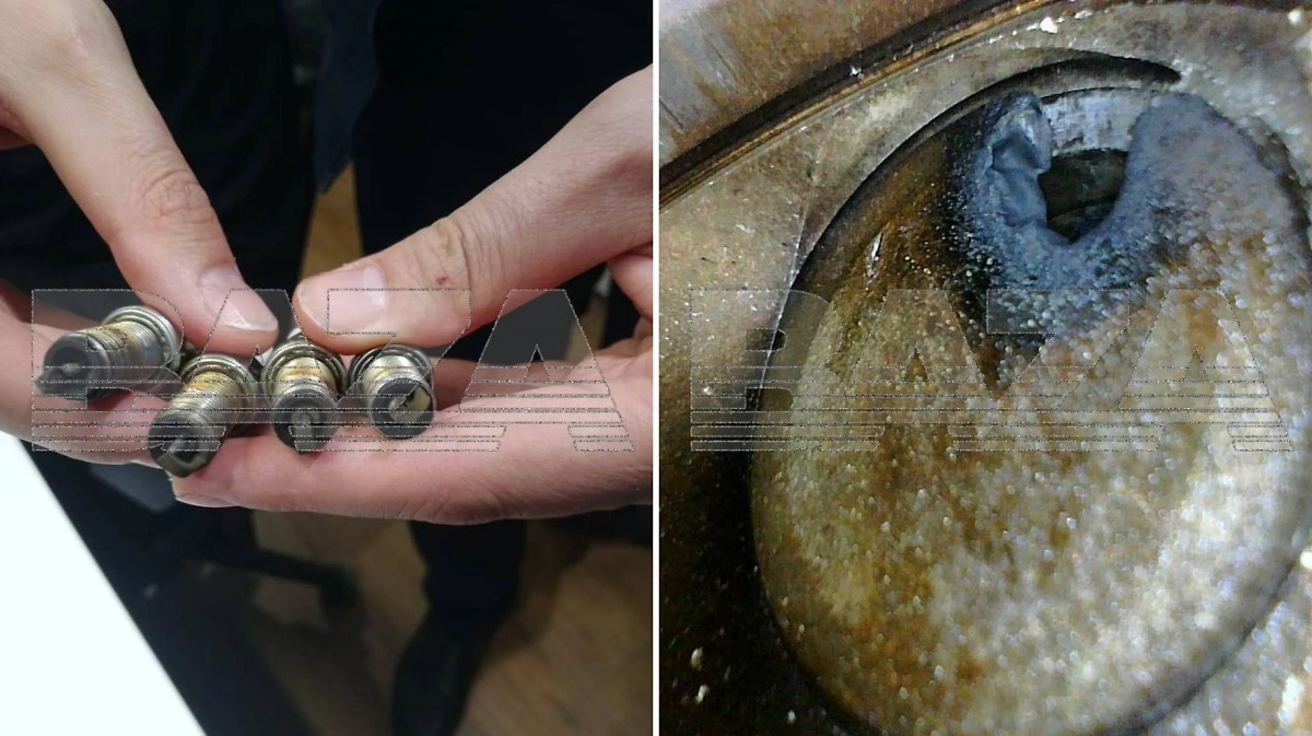 Новенькие китайские Geely выходят из строя из-за «полетевших» двигателей. Фото © Telegram / Baza