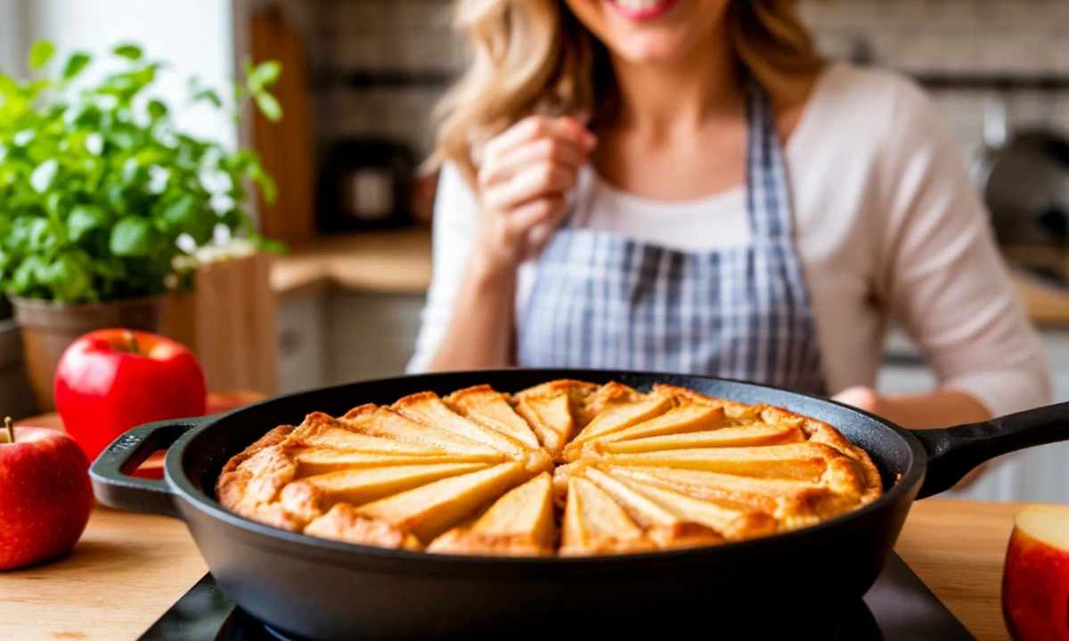 Рецепт для ленивых: шарлотка на сковороде, которая всегда получается. Обложка © «Шедеврум»