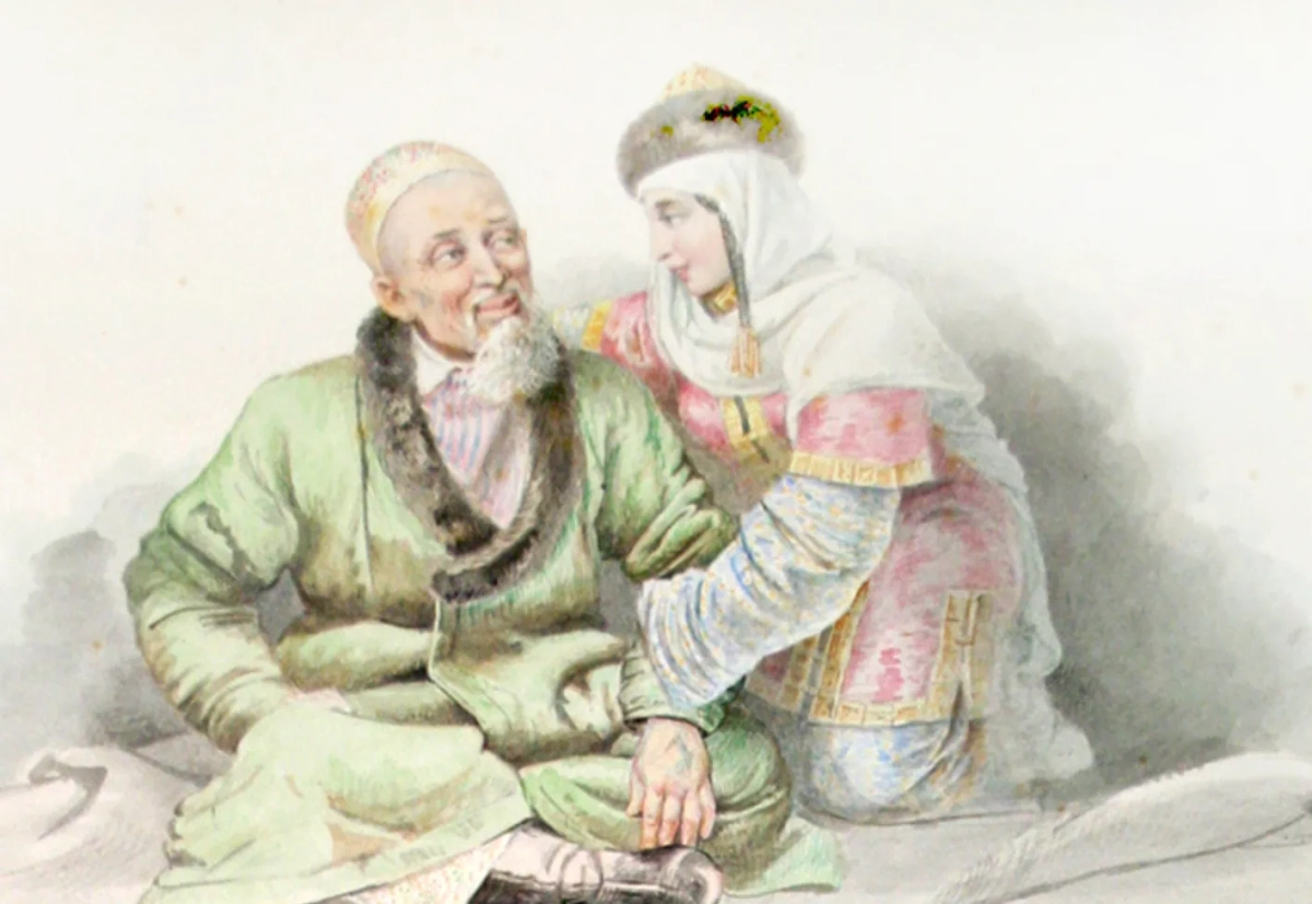 Иллюстрация к поэме «Сузге» друга П.П.Ершова художника М.С.Знаменского. 1880-е гг. Фрагмент. © Государственный исторический музей 