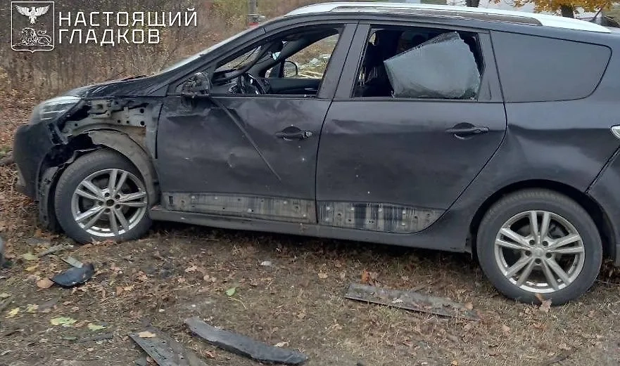 В Белгородской области в результате удара ВСУ пострадал мирный житель. Фото © Telegram / Настоящий Гладков