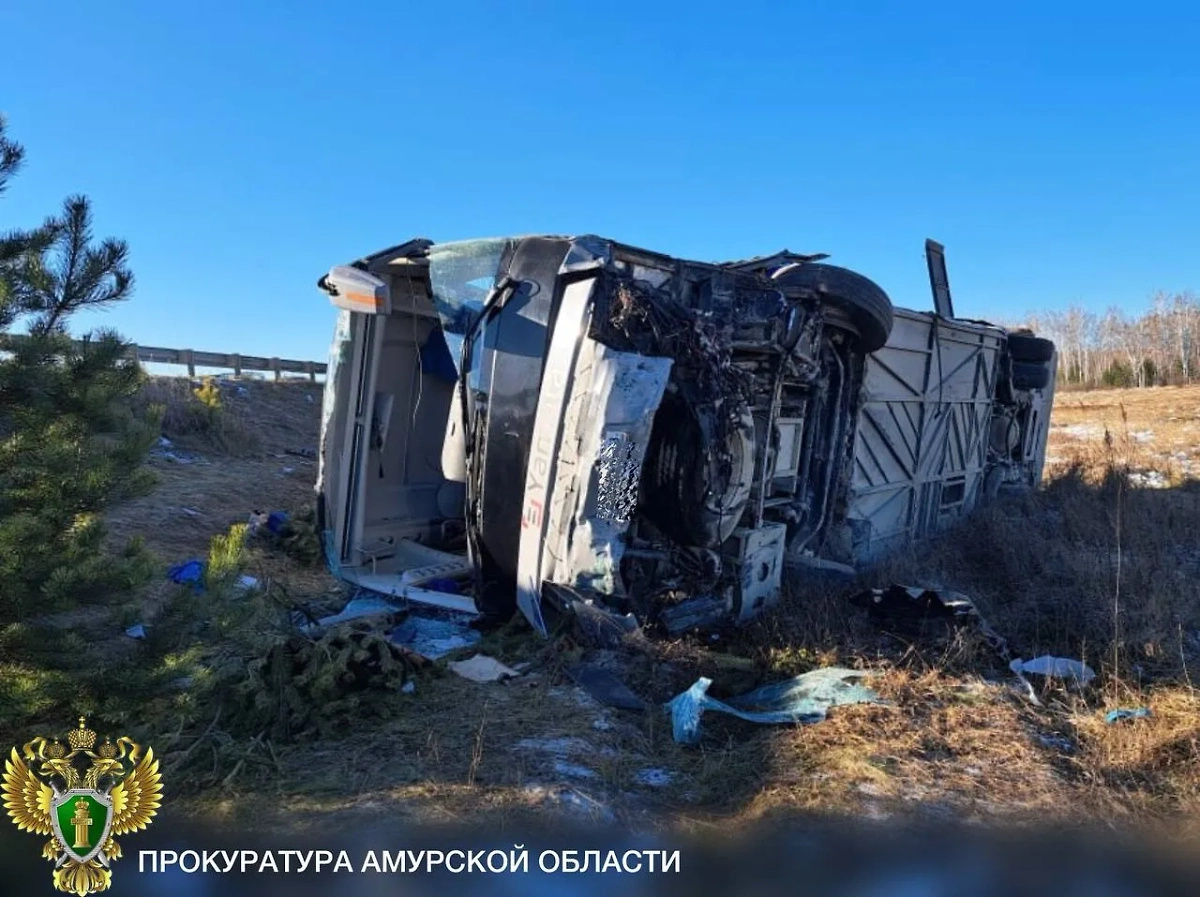 ДТП в Амурской области. Фото © Telegram / Прокуратура Амурской области