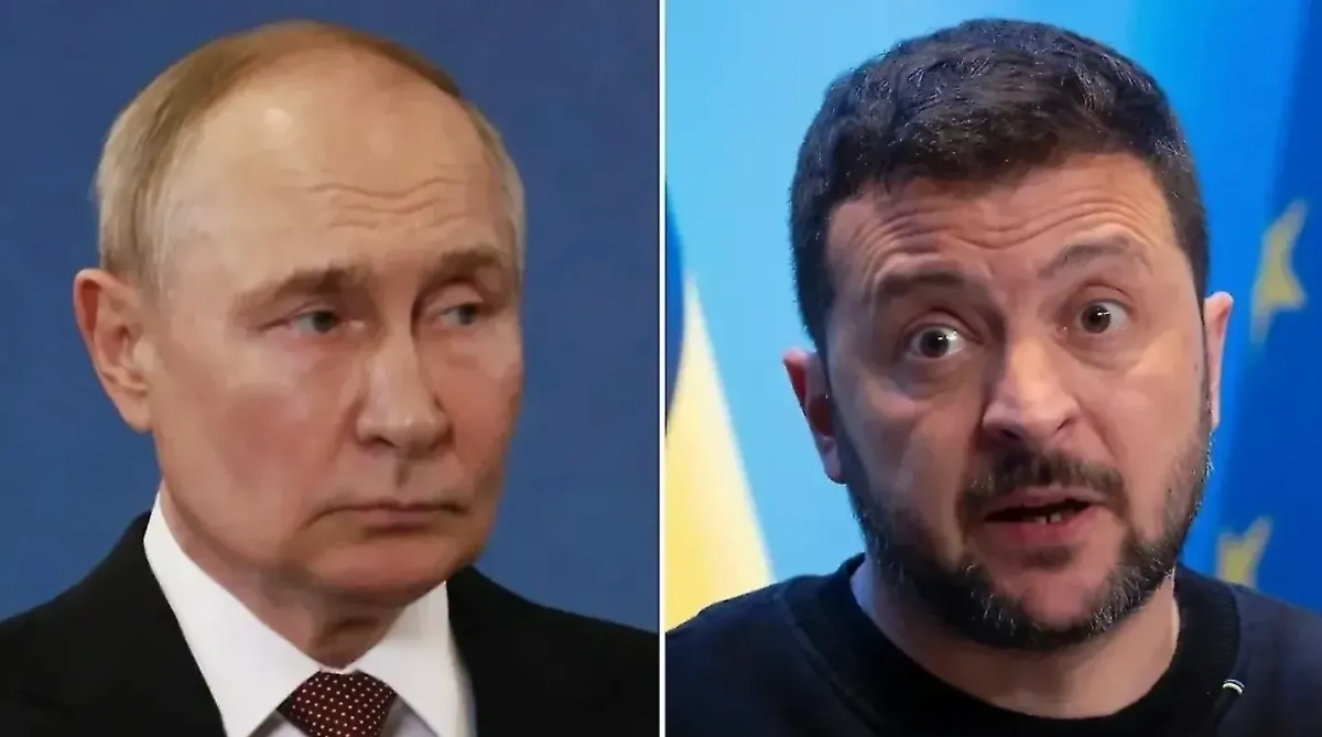 Владимир Путин и Владимир Зеленский. Обложка © Life.ru, © Shutterstock / FOTODOM / Alexandros Michailidis