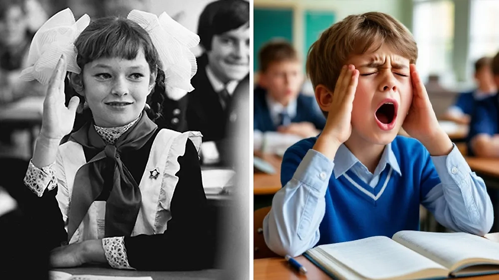 Странные школьные правила СССР, которые вызывают недоумение сегодня. Обложка © ТАСС / Виктор Садчиков, © «Шедеврум»