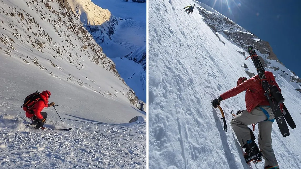 Джим Моррисон первым в истории спустился на лыжах с северного склона Эвереста. Фото © Instagram (признан экстремистской организацией и запрещён на территории Российской Федерации)/ jimwmorrison