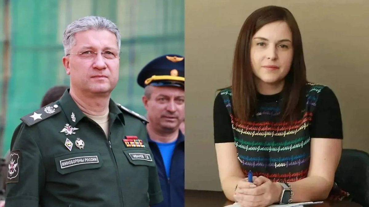 Тимур Иванов и Юлия Мерваезова. Обложка © VK / Минобороны России / Министерство строительства, архитектуры и ЖКХ ДНР