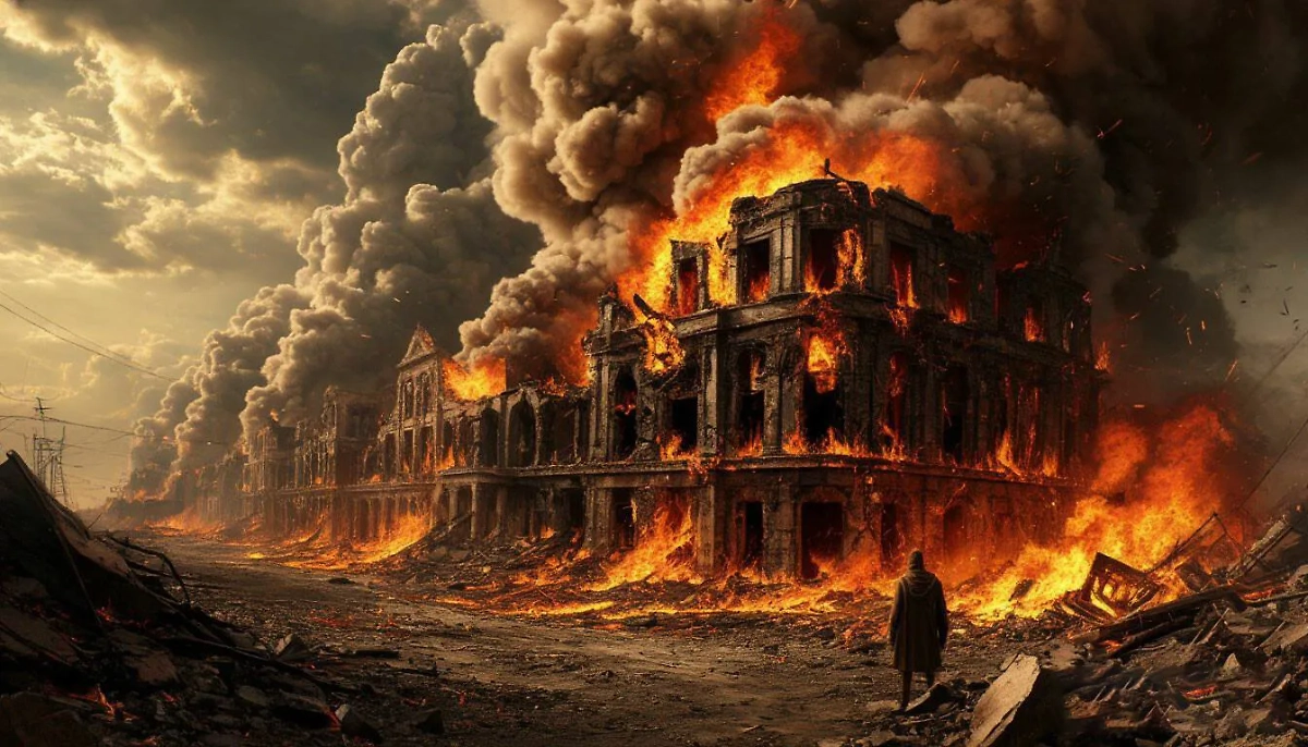 В буддизме апокалипсис тоже как бы есть. Будда учил, что цикл перерождений во Вселенной вечен. Фото © «Шедеврум»