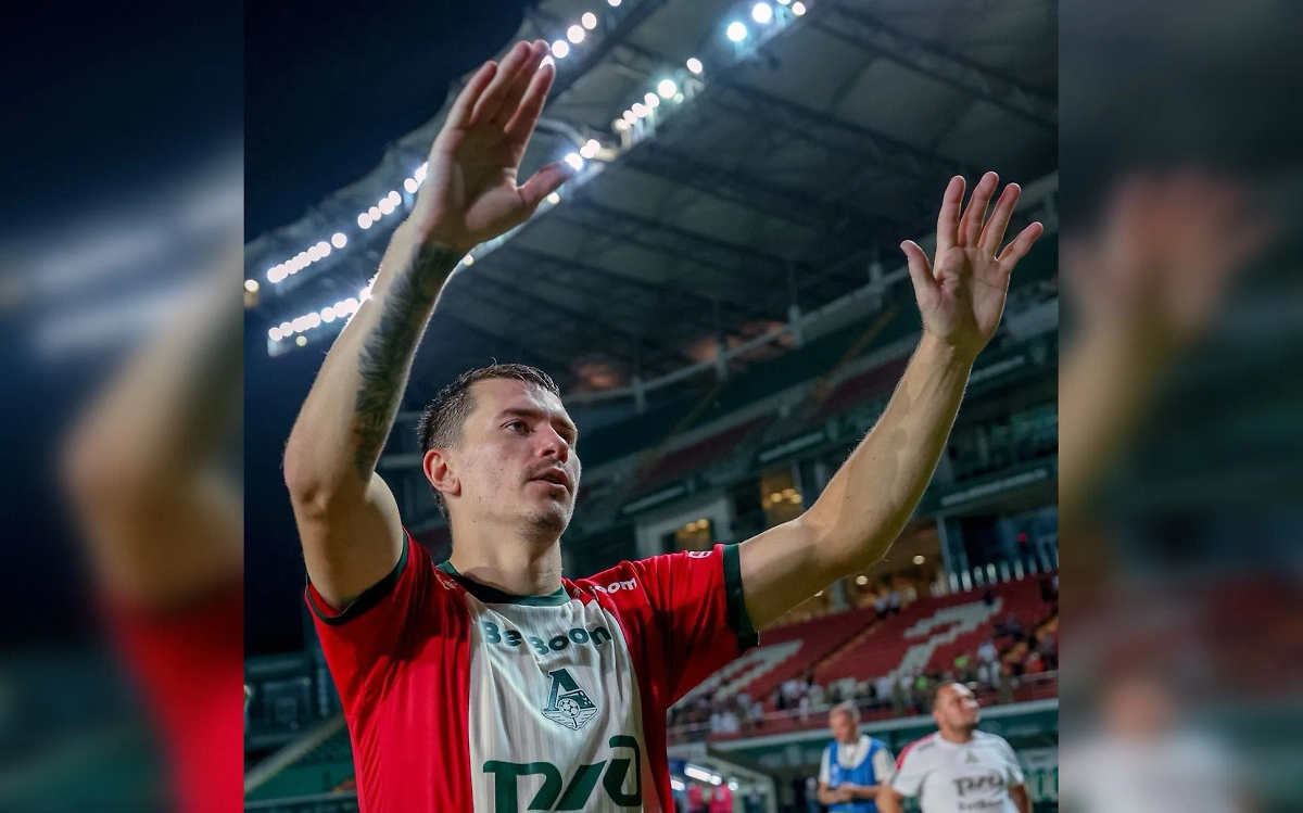 Дмитрий Воробьёв. Обложка © Telegram / ФК «Локомотив» Москва