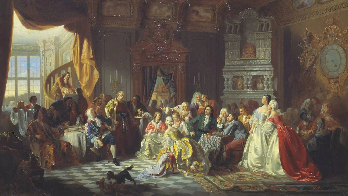 Пётр Первый и его карлики: как русский царь развлекал гостей. Фото © Wikipedia / Станислав Хлебовский