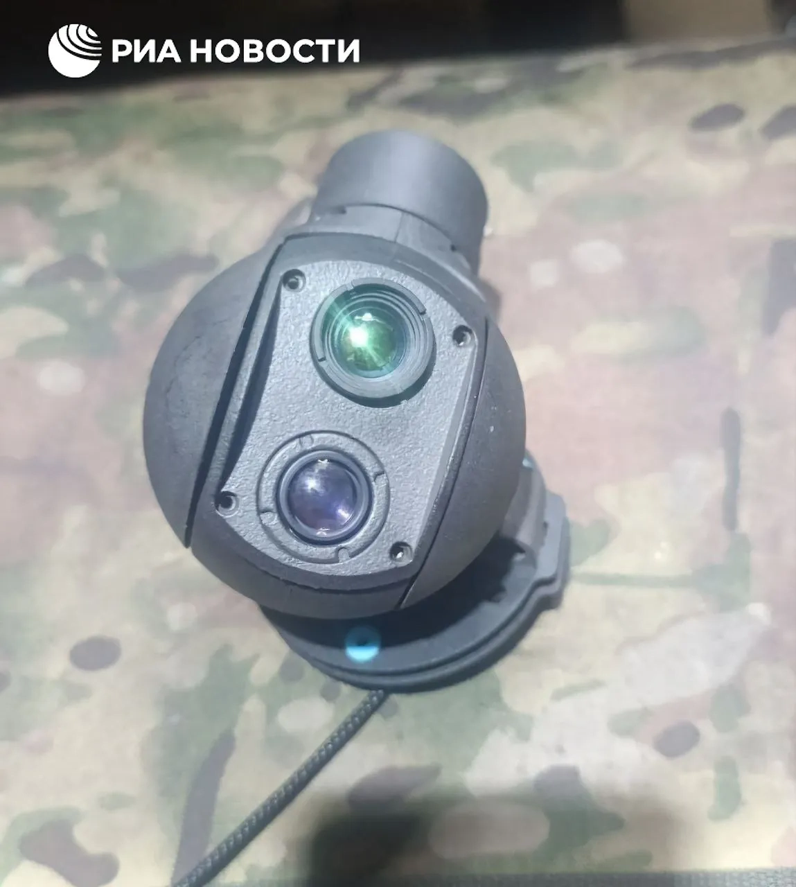 Польские камеры, устанавливаемые на украинские БПЛА. Фото © Telegram / РИА Новости