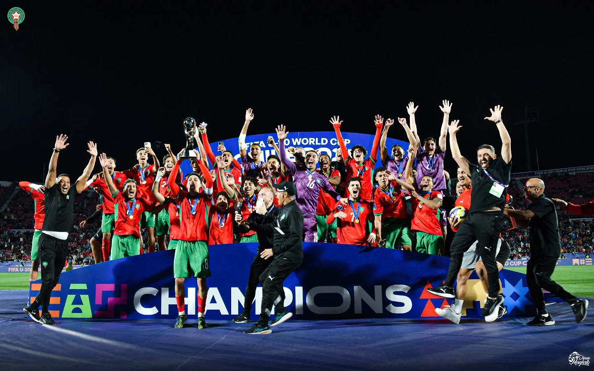 Сборная Марокко выиграла молодёжный чемпионат мира. Обложка © Х / Équipe du Maroc