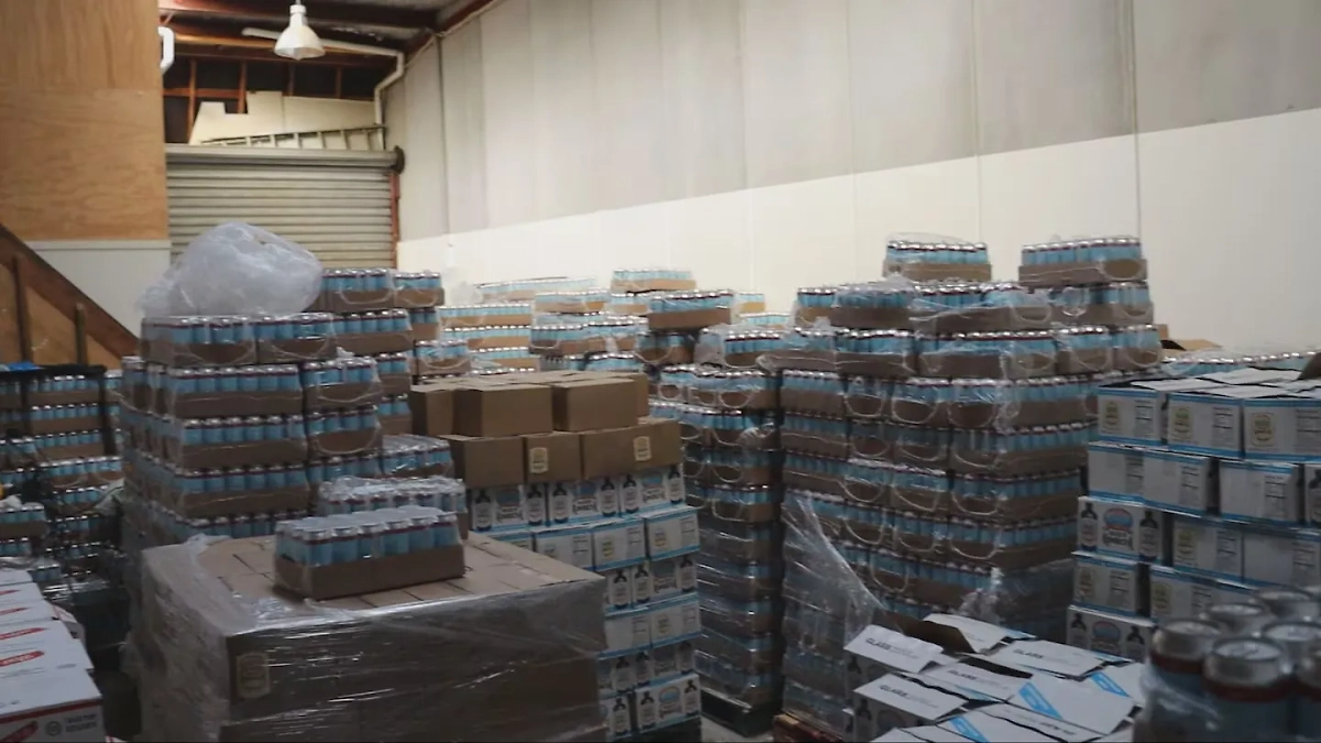 Склад пива с наркотиками. Фото © New Zealand police