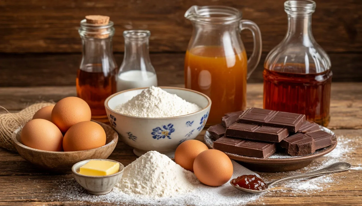 Ингредиенты для торта «Прага». Фото © «Шедеврум»