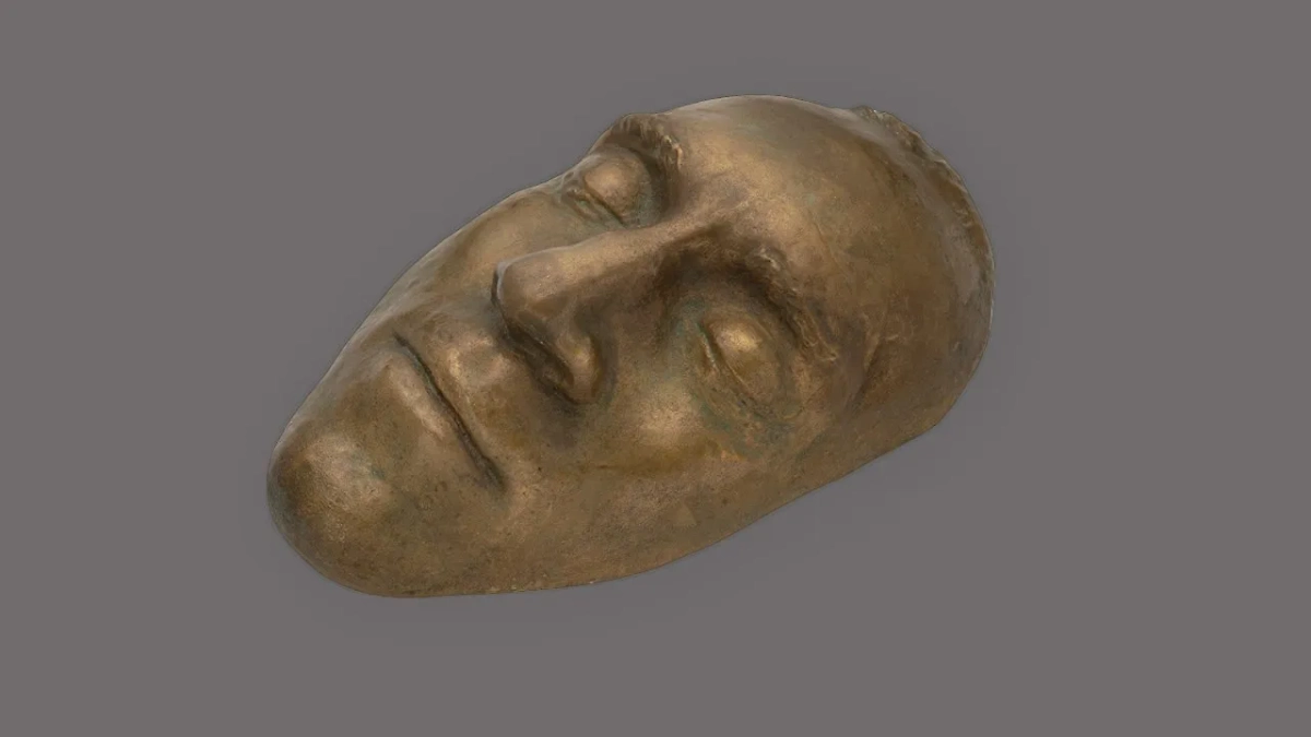 Посмертная маска Владимира Высоцкого. Обложка © Hermitage Fine Art