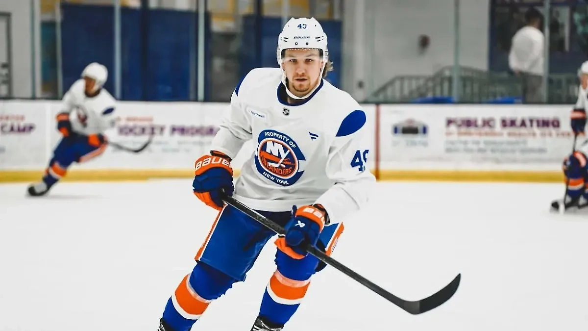 Максим Шабанов. Обложка © Telegram / New York Islanders #LGI