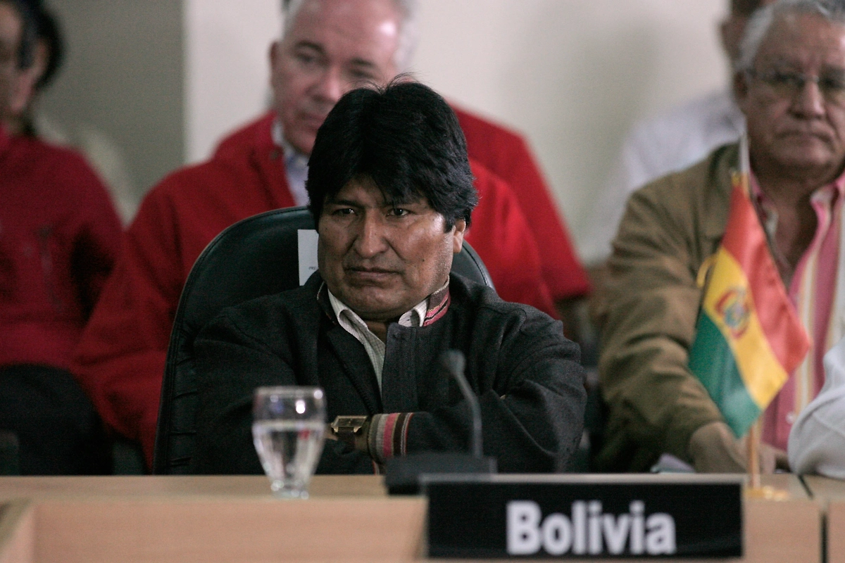 Эво Моралес. Обложка © Shutterstock / FOTODOM / Harold Escalon