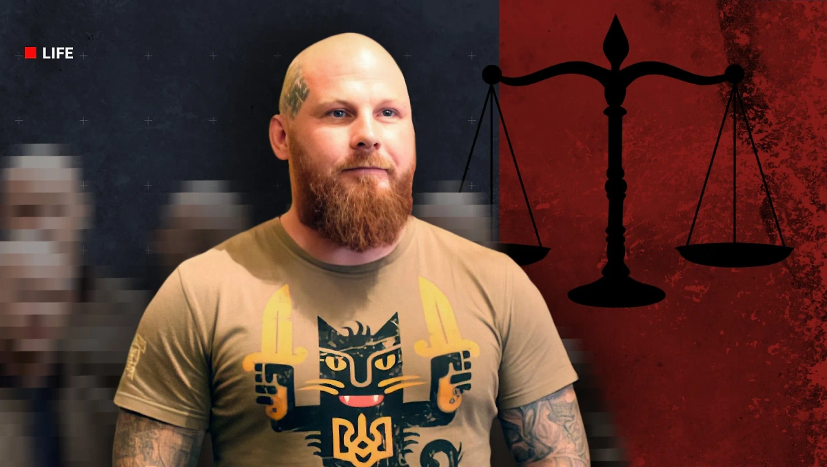 Российский скинхед Кожемякин заступается за боевиков «Азова»*. Коллаж © Life.ru Фото © Facebook (признан экстремистской организацией и запрещён на территории Российской Федерации) / kyivhistorymuseum