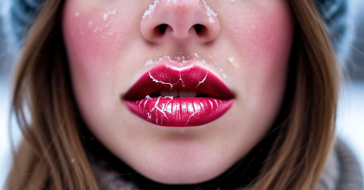 Почему на холоде трескаются губы: объясняет врач. Обложка © «Шедеврум»