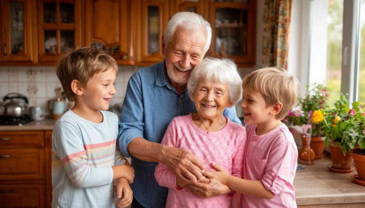 День бабушек и дедушек 28 октября: Поздравления от внуков. Фото © «Шедеврум»