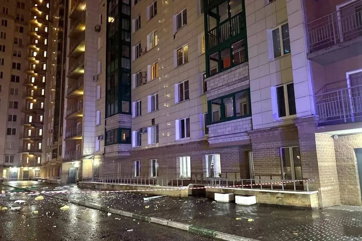 Место происшествия. Фото © Telegram / Дмитрий Волков - глава городского округа Красногорск