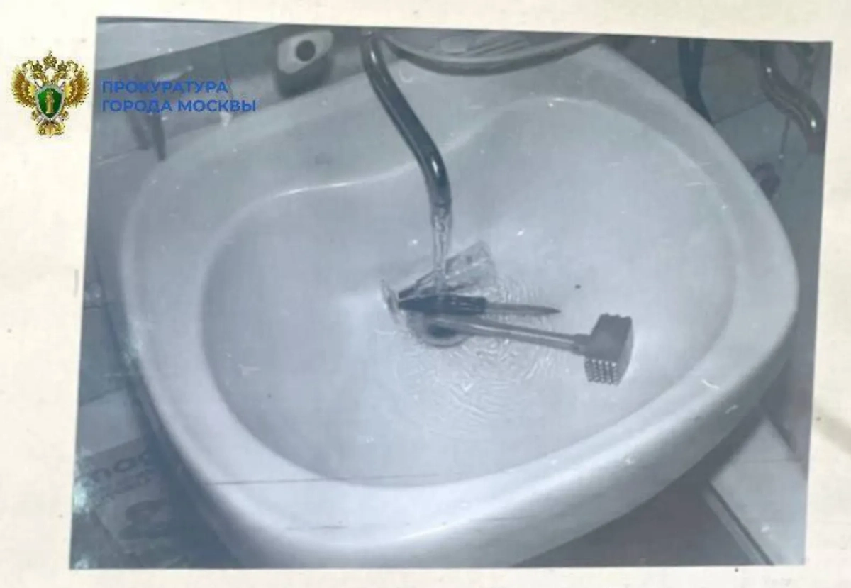 Место преступления. Фото © Telegram / Прокуратура Москвы