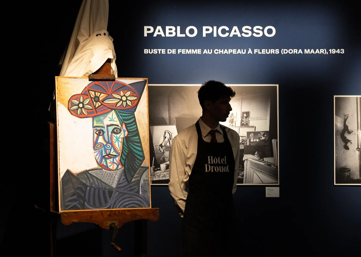 «Бюст женщины в шляпе с цветами (Дора Марр)». Обложка © Аукционный дом Drouot