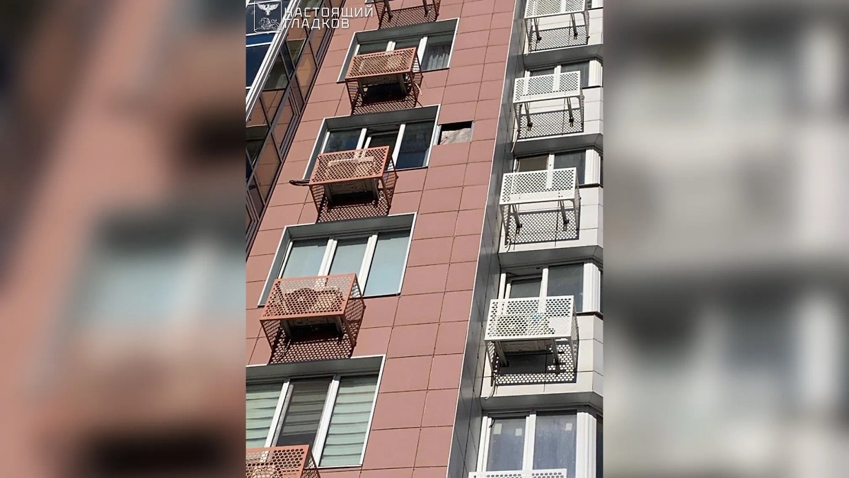 Последствия атаки украинских БПЛА. Фото © Telegram / Настоящий Гладков