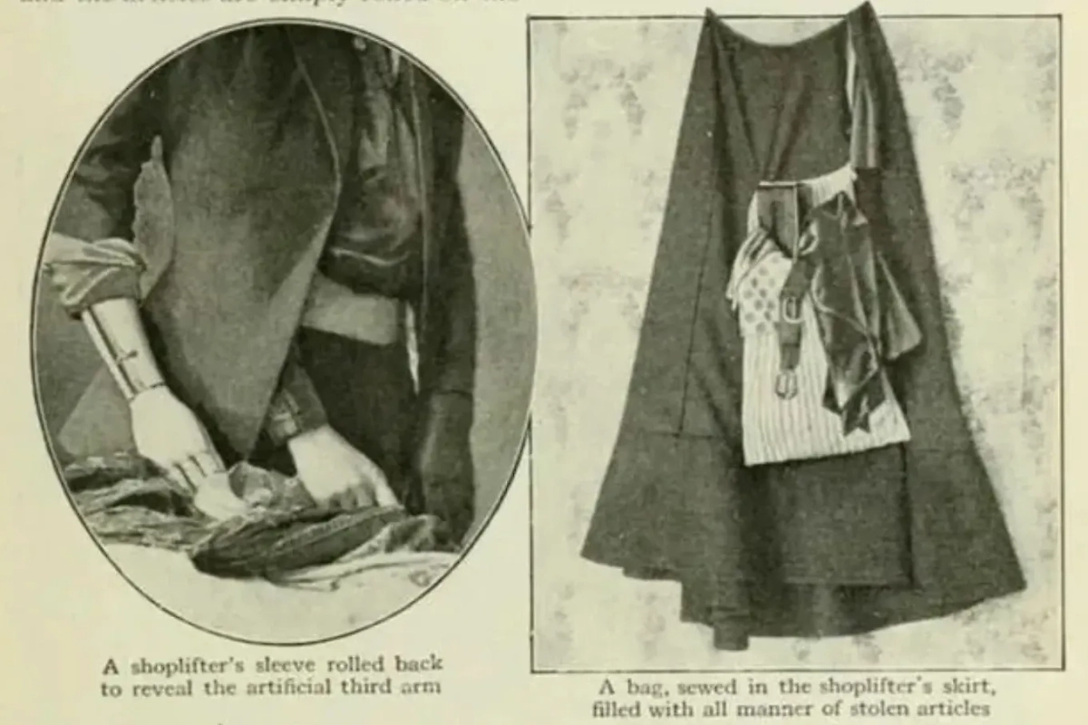 Бандитки-«слонихи» прятали похищенное в широких юбках. Фото © techinsider