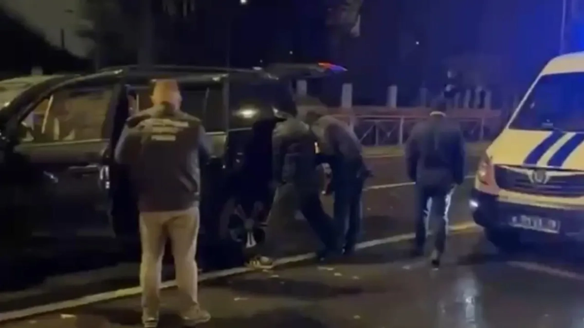 Место похищения футболиста «Зенита» Андрея Мостового. Обложка © Telegram / Следком