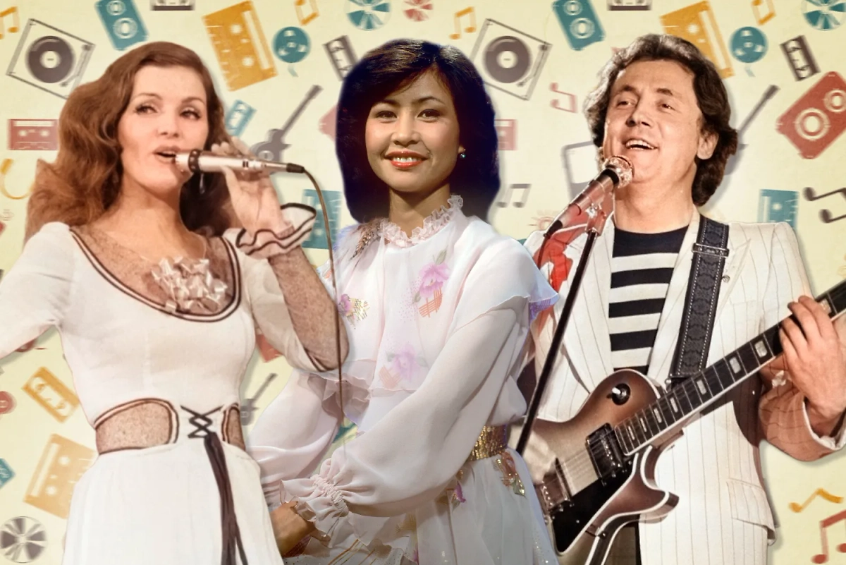 Голоса, в которых жил СССР. Куда пропали Рымбаева, Брегвадзе, Чепрага и другие. Коллаж © Life.ru. Обложка © ТАСС / Геннадий Прохоров, Николай Малышев, © РИА Новости / С. Жабин, © Freepik / ikatod