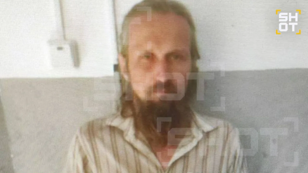 Подозреваемый в убийстве учительницы. Фото © Telegram / SHOT