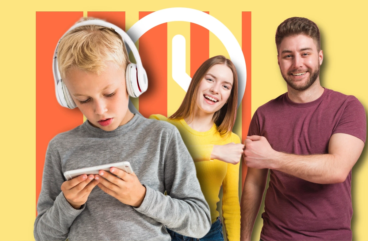 Как настроить «Экранное время» на Айфоне и не стать врагом №1 для своего ребенка. Обложка © Коллаж © Life.ru, фото © Freepik, Freepik