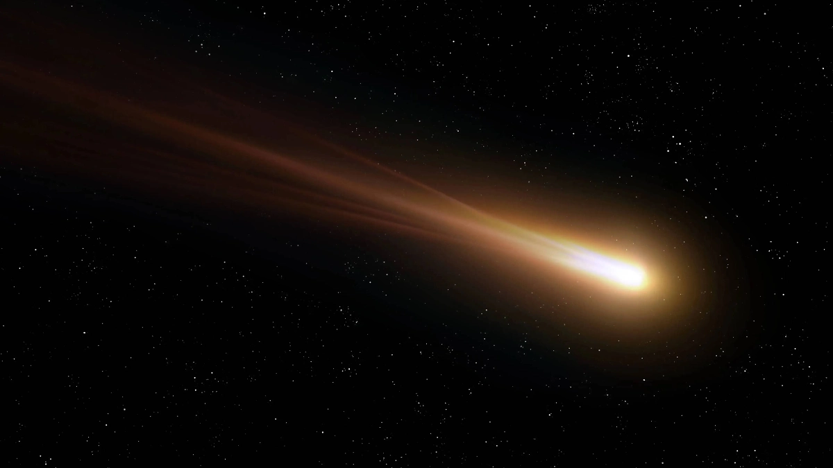 Комета 3I/ATLAS пролетит над Землёй с 30 октября по 17 ноября. Тогда её и можно будет увидеть на небе. Фото © Shutterstock / FOTODOM / Nazarii_Neshcherenskyi