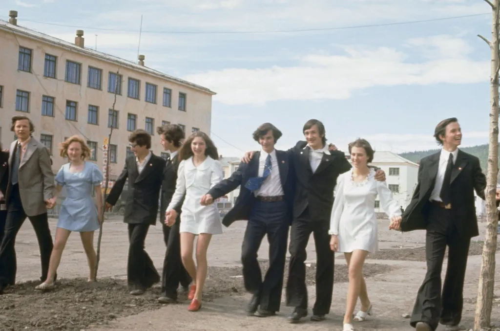 Комсомольцы в разные десятилетия СССР: уникальная подборка. Фото © ТАСС / Сергей Белявый