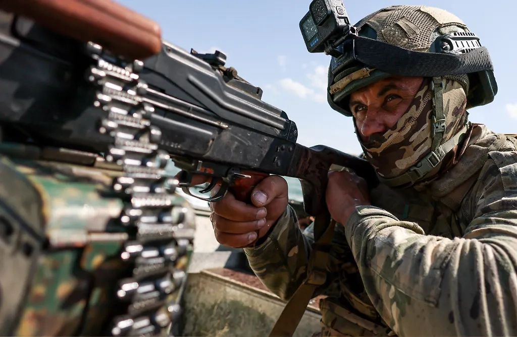 Армия России уничтожает позиции ВСУ под Красноармейском. Обложка © ТАСС / Алексей Коновалов