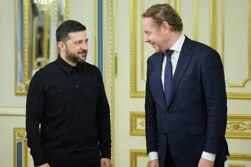 Владимир Зеленский и Давид ван Вил. Обложка © X / Volodymyr Zelenskyy / Володимир Зеленський