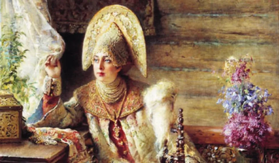 Кокошники — символ Росси. Они появились очень давно. Наверняка Путин об этом знает. Фото © Wikipedia / Константин Егорович Маковский