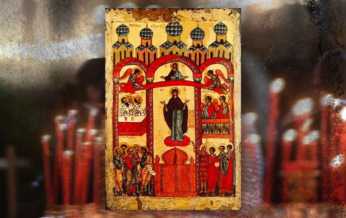 Покров Пресвятой Богородицы в 2025 — великий православный праздник. Акафист Покрову и история праздника. Коллаж © Life.ru. Фото © Wikipedia, © Life.ru