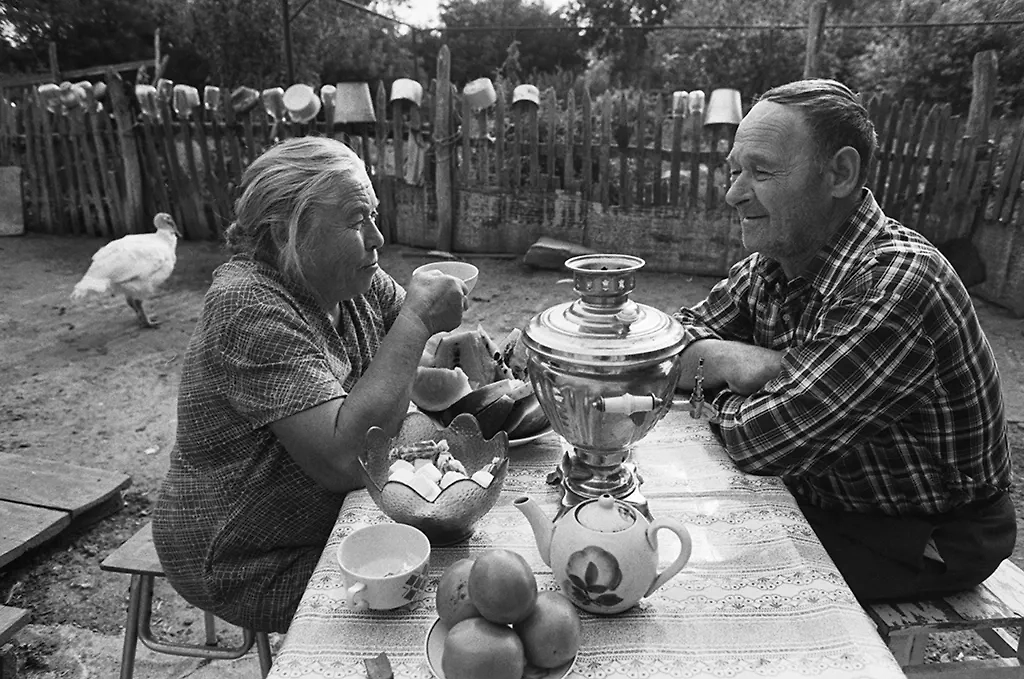 Как выглядели дворы в СССР: подборка редких фото из ТАСС. Фото © ТАСС / Валерий Бушухин