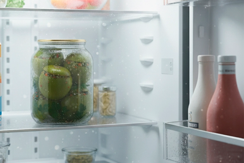 Фаршированные помидоры с чесноком — как хранить. Фото © Gemini