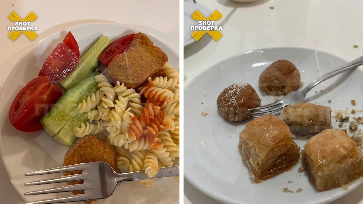 Еда в турецком отеле. Фото © Telegram / SHOT ПРОВЕРКА
