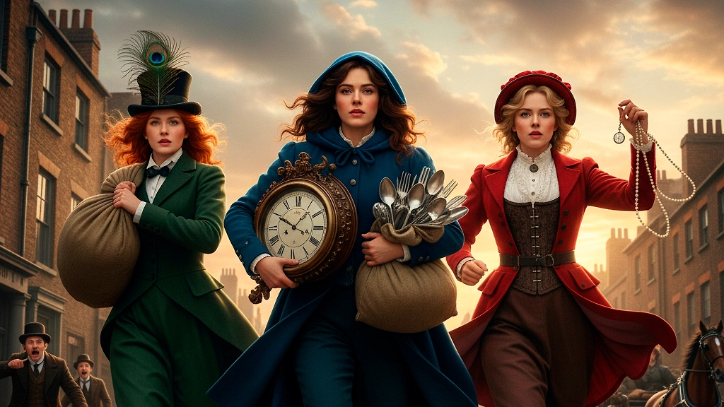 Женская банда «40 слонов» совершала дерзкие налёты в консервативном викторианском Лондоне. Обложка © Gemini