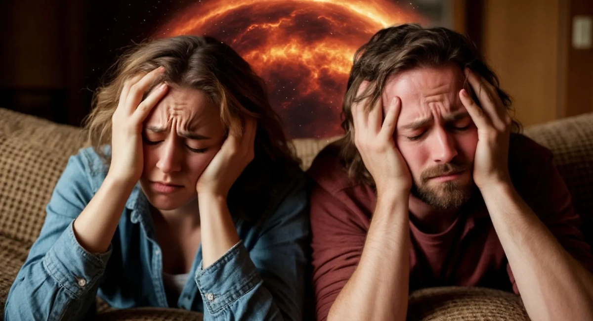 7 ноября индекс мощности магнитной бури поднимается до отметок Kр 5–7, а это опасно для организма. Чего нельзя делать во время сильной магнитной бури? Фото © «Шедеврум»