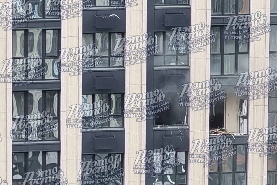 В ростовском ЖК «Левобережье» произошёл мощный взрыв в квартире. Фото © Telegram / Это Ростов Новости
