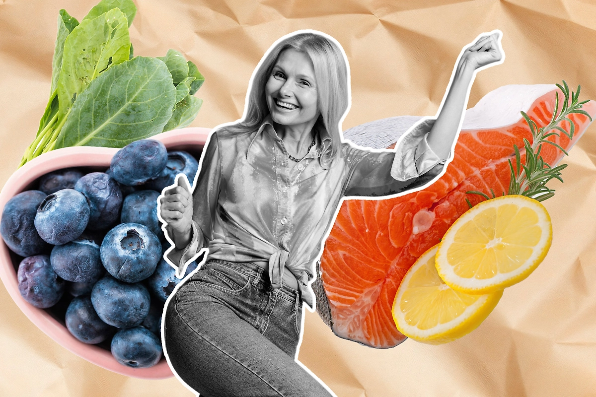7 продуктов, которые возвращают энергию после 45 лет. Коллаж © Life.ru. Обложка © Freepik, © Freepik / timolina, lifeforstock, © Freepik