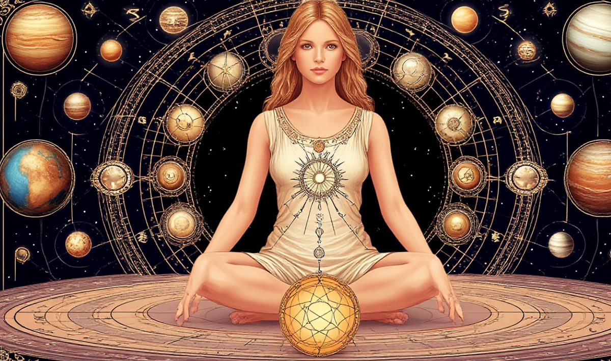 Натальная карта также чутко следит за положением планет в момент рождения человека. Фото © «Шедеврум»