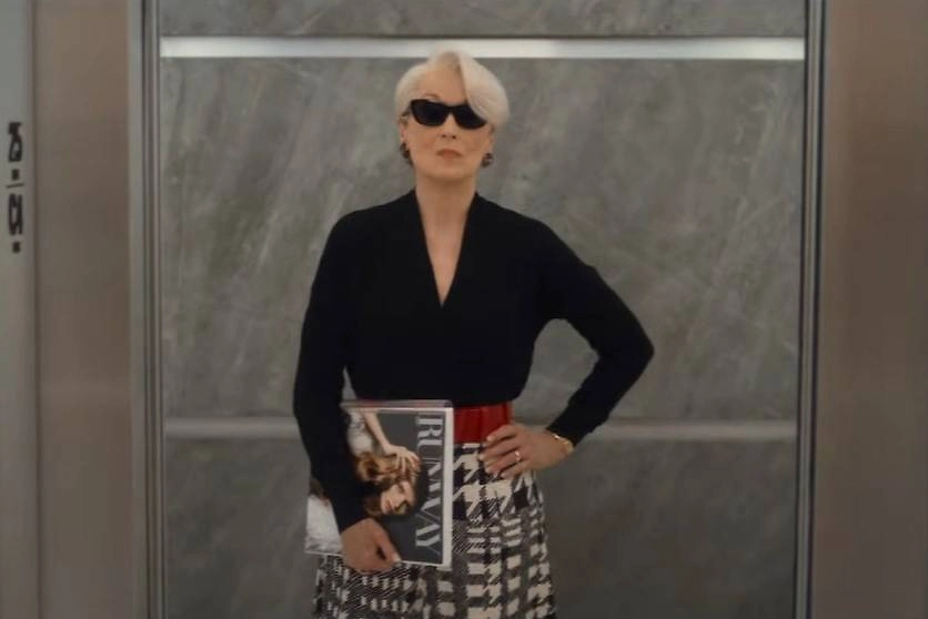 Возвращение Мерил Стрип в роли Миранды Пристли в продолжении «Дьявол носит Прада». Фото © Youtube / 20th Century Studios