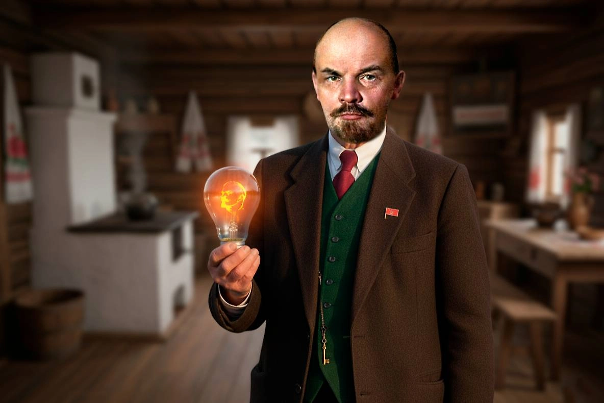 «Лампочка Ильича». Под её светом создавались лучшие проекты в Советском Союзе. Обложка © Коллаж © Life.ru. Фото © Gemini Nano Banana