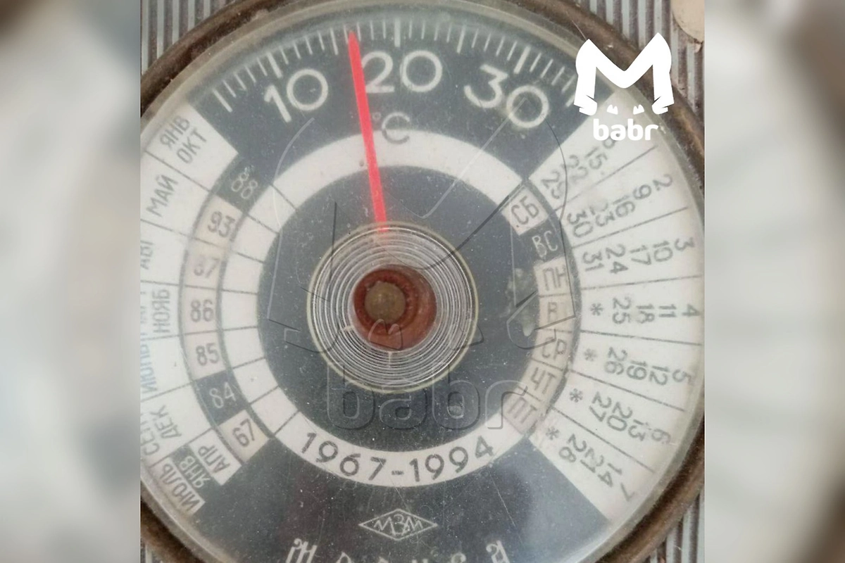 Комнатные термометры в Байкальске. Фото © Telegram / Babr Mash