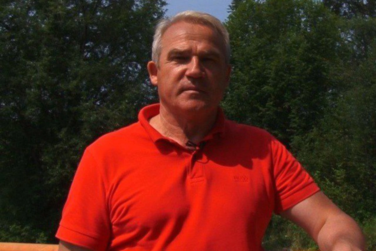 Мэр Байкальска Василий Темгеневский. Фото © Telegram / Василий Темгеневский